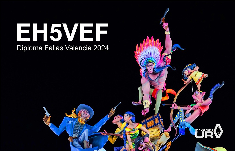 EH5VEFqsl AF EH5VEF DIPLOMA FALLAS DE VALENCIA 2024